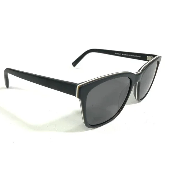 Warby Parker Sunglasses BARKLEY M 103 Matte Square Frames with Black Lenses